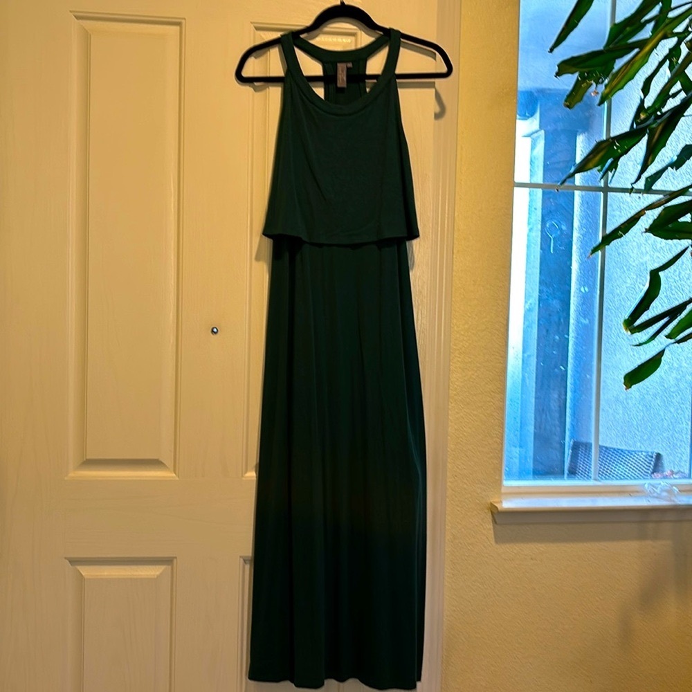 Sweaty Betty Holistic cut out jersey maxi dress in teal, size Large